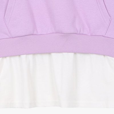 Sweat à capuche zippé - The Day Girl - VIOLET