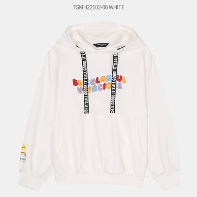 Sweat à capuche zippé - The Day Girl - WHITE -