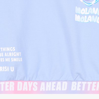 Sweat-shirt - The Day Girl - BLUE