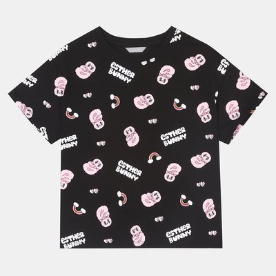 T-shirt à manches courtes - CINDY Kids - BLACK -