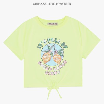 T-shirt à manches courtes - OHOO - ORANGE -
