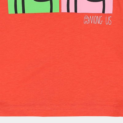 T-shirt à manches courtes - OHOO - ORANGE -