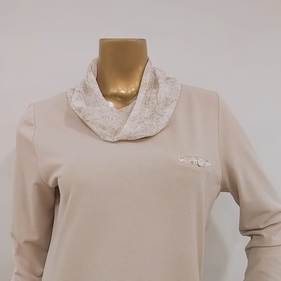 T-shirt à manches longues - Tamara - BEIGE