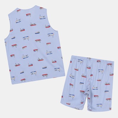 Ensemble pyjama - Entête - INDIAN BLUE
