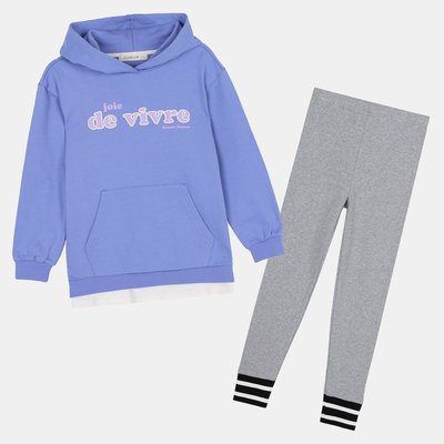 Ensemble sweat-shirt - ILODILO - ORANGE -