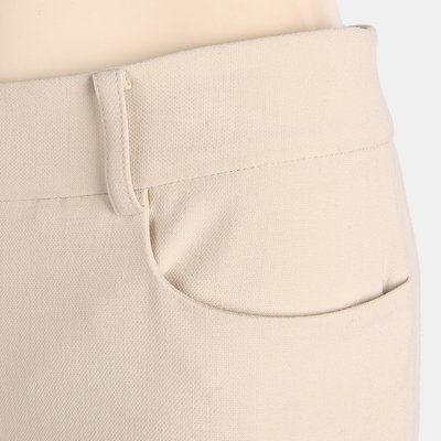 Pantalon en coton - DATUM - LIGHT BEIGE -